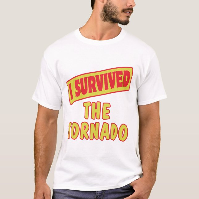 JAG ÖVERLEVT TORNADOT T SHIRT (Framsida)