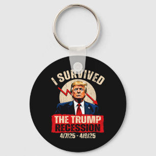 Jag Överlevt Trumprecessionen 4725 4925 Trump Rec. Nyckelring