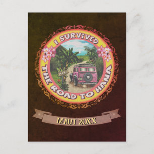 Jag överlevt vägen till Hana Postcard Vykort