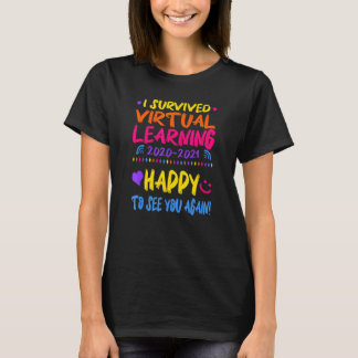 Jag Överlevt Virtuellt lärande T Shirt