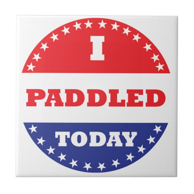 Jag Paddade idag Kakelplatta (Framsidan)