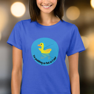 Jag paddlar så fort jag kan MotivationsAnkor T Shirt