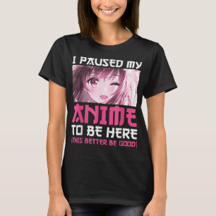 Jag pajade djuret för att vara här Roligt Otaku An T Shirt