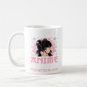 Jag pajade min djur för att vara här japansk Anime Kaffemugg