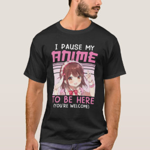 Jag pajade min djur för att vara här Otaku Kawaii  T Shirt