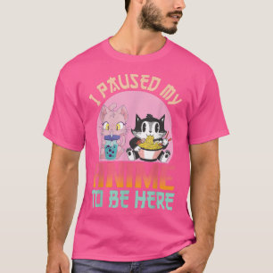 Jag pajade min djur för att vara här Ramen Kawaii  T Shirt
