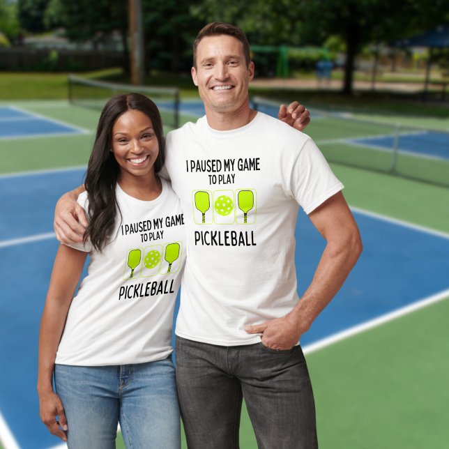 Jag pajade mitt spel för att spela pickleball t shirt (Skapare uppladdad)