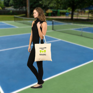 Jag pajade mitt spel för att spela pickleball tygkasse