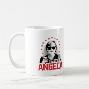Jag Party med Angela - - - Kaffemugg