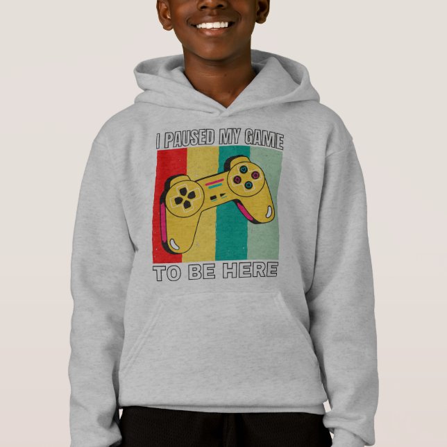 Jag pausade mitt spel att vara här t shirt (Framsida)
