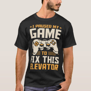 Jag pausade mitt spel för att åtgärda höjdpunkten t shirt