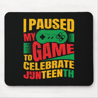 Jag Pausade Mitt Spel För Att Fira Juneteenth Svar Musmatta