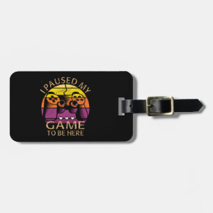 Jag pausade mitt spel för att vara här bagagebricka