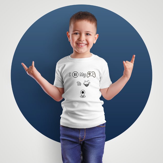 Jag pausade mitt spel för att vara här - Lusnyare  T Shirt (Skapare uppladdad)