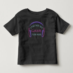 Jag pausade mitt spel för att vara här t shirt