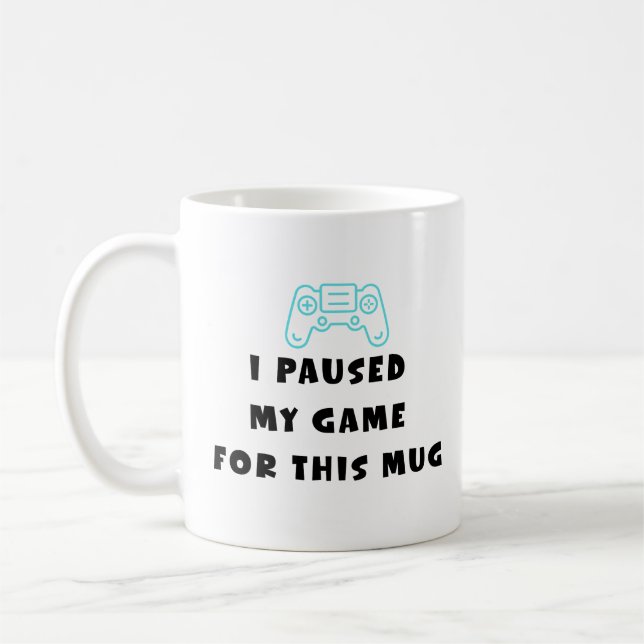 Jag Pausade Mitt Spel För Den Här Mugg Rolig Gamer (Vänster)
