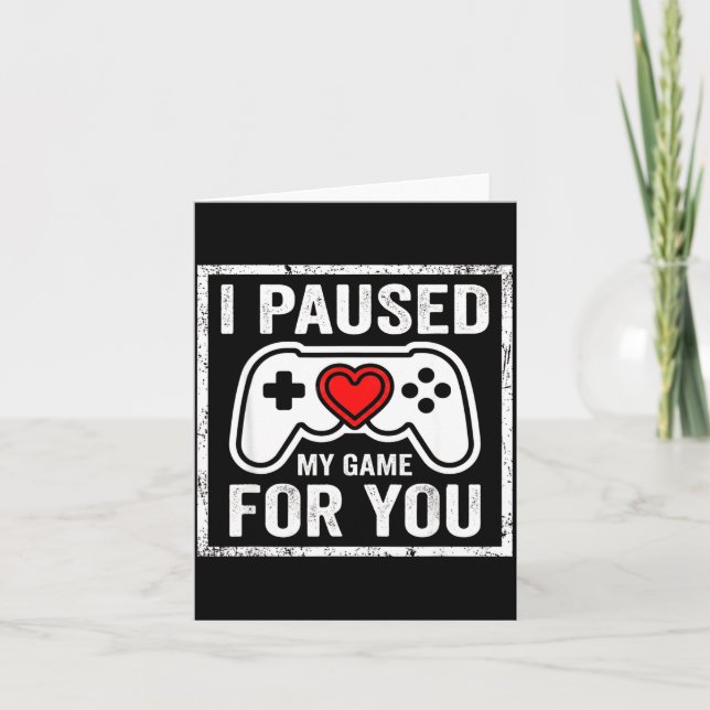 Jag Pausade Mitt Spel För Dig Roligt Spelande Alla Kort (Framsida)