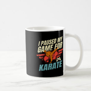 Jag pausade mitt spel för spel för Karate Video Ga Kaffemugg