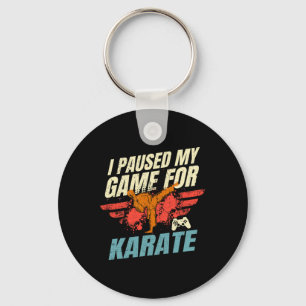Jag pausade mitt spel för spel för Karate Video Ga Nyckelring