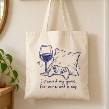 Jag Pausade Mitt Spel för Vin och en Lur Vinkännar