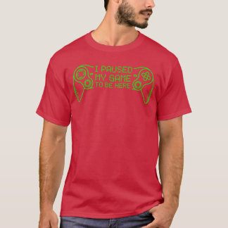 Jag pausade mitt spel Spelkontroll för spelare fam T Shirt