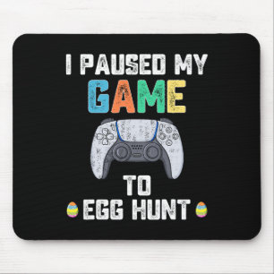 Jag pausade mitt spel till Egg Hunt Påsk Roligt Ga Musmatta