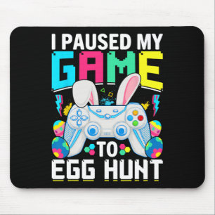 Jag pausade mitt spel till egg Hunt Video Game Lyc Musmatta