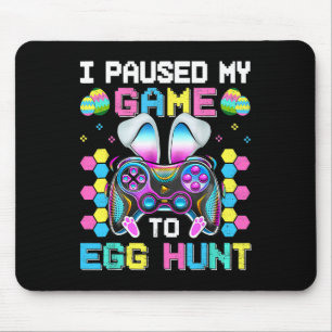 Jag pausade mitt spel till egg Hunt Video Game Lyc Musmatta