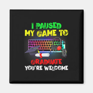 Jag pausade mitt spel till videospelet Student Stu Magnet