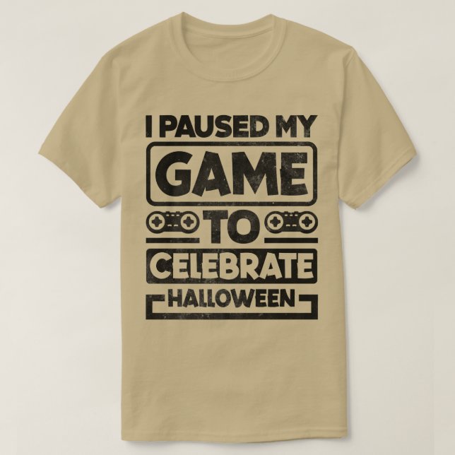 Jag pausade spelspelspelspelarens spelspelspelsnam t shirt (Design framsida)