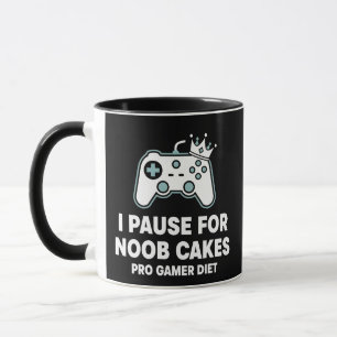 Jag Pauserar Inte För Noob Tårtor Pro Gamer Diet R Mugg