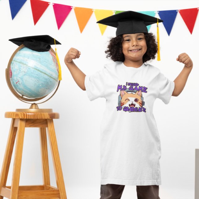 JAG PAUSTERADE MIN GAME TILL STUDENT GAMING HUMOR T SHIRT (Skapare uppladdad)