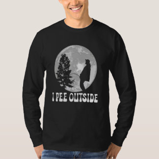 Jag Pee utanför I Kärlek Peeing Exside Funny Campi T Shirt