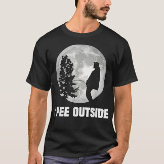 Jag Pee utanför I Kärlek Peeing Exside Funny Campi T Shirt