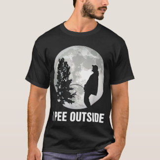 Jag Pee utanför I Kärlek Peeing Exside Funny Campi T Shirt