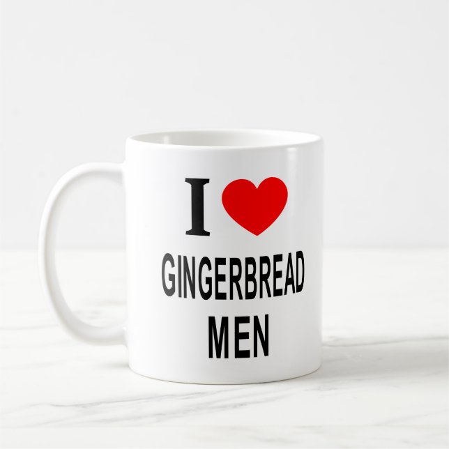 Jag ❤️ PEPparkaksgubbar Jag älskar PEPparkaksgubba Kaffemugg (Vänster)