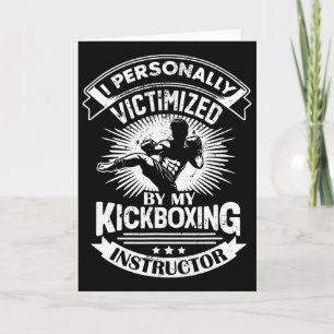 Jag personligen utsatt för min kickboxningsinstruk kort