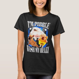 Jag Pibble Tvätta Min Mage Fransk Bulldog T Shirt