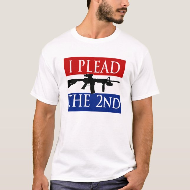 Jag pläderar den 2nd manar skjorta tee (Framsida)