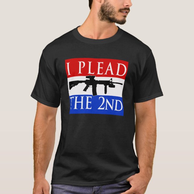 Jag pläderar den 2nd - manar skjorta tee shirt (Framsida)