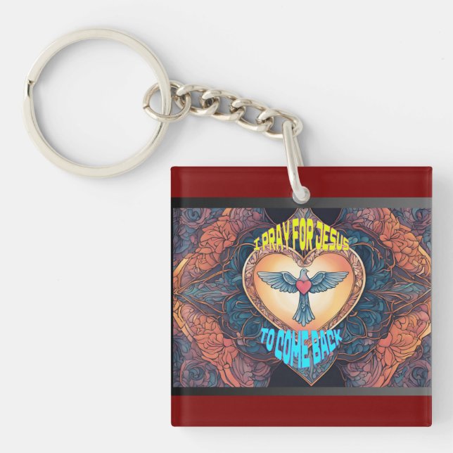 Jag pläderar för...akrylnyckelkedja (Framsidan)