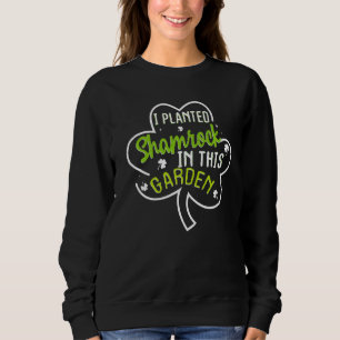 Jag planerade en Shamrock på Garden Patricks Day P T Shirt