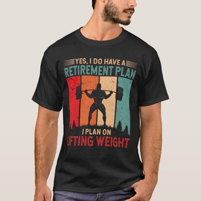Jag planerar att använda gym för lyftviktsstyrka t shirt (Framsida)