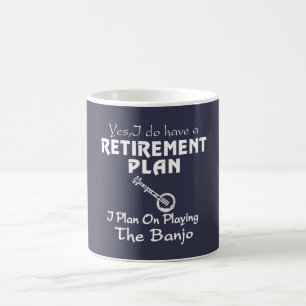 Jag planerar på att leka banjoen kaffemugg