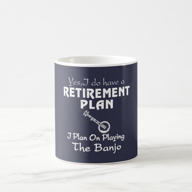 Jag planerar på att leka banjoen kaffemugg (Center)