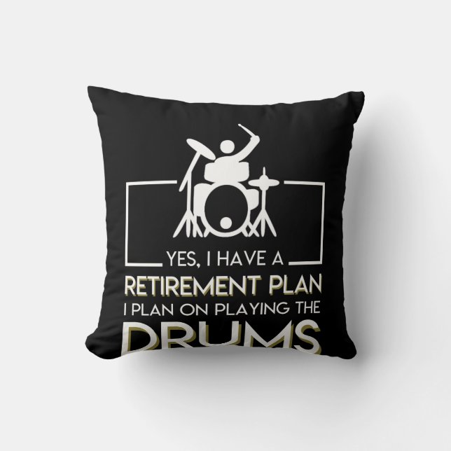Jag planerar på att leka handelsresandepension kudde (Framsida)