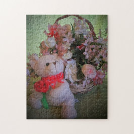 Jag plockade en blomma. pussel