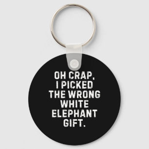 Jag plockade fel vit elefant gift-växel nyckelring