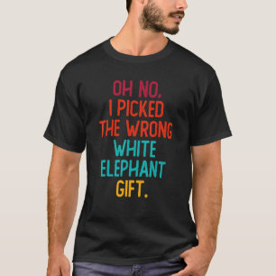 Jag plockade fel vit elefant t shirt