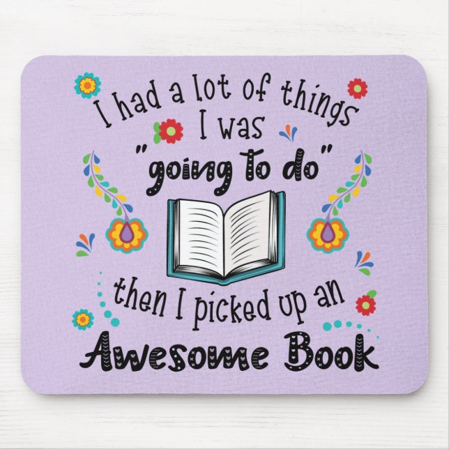 Jag plockade upp en Fantastisk Bok Musmatta (Framsidan)